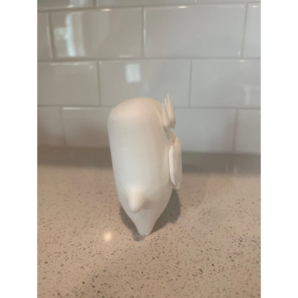 Boss Fortnite Sprite- 4.5” White (Unpainted) 3d Printed Figure